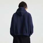 Unisex Heavyweight Boxy Cropped Fleece Zip-Up Hoodie (380GSM)