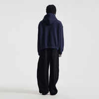 Unisex Heavyweight Boxy Cropped Fleece Zip-Up Hoodie (380GSM)