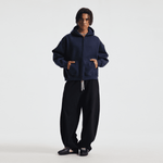 Unisex Heavyweight Boxy Cropped Fleece Zip-Up Hoodie (380GSM)