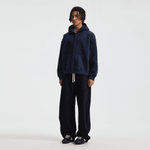 Unisex Heavyweight Boxy Cropped Fleece Zip-Up Hoodie (380GSM)
