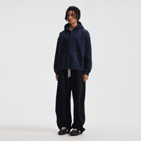 Unisex Heavyweight Boxy Cropped Fleece Zip-Up Hoodie (380GSM)