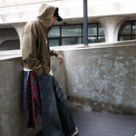WG Distressed Hoodie — Black