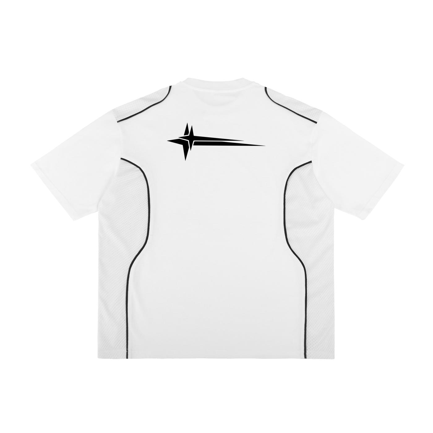 Contrast Piped Panel T-Shirt