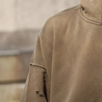 WG Distressed Hoodie — Black
