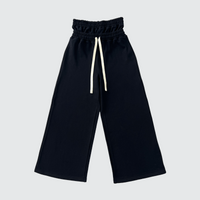 WG Double Waisted Pants — Black