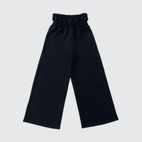 WG Double Waisted Pants — Black