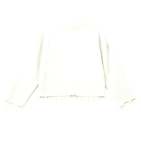 Waffle Cropped Long Sleeve Shirt