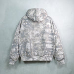Luke 1:28 Zip Hoodie — Washed Camo