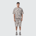 Unisex Heavyweight 100% Cotton French Terry Camo Shorts (400GSM)