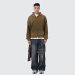 WG Distressed Hoodie — Black