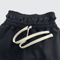 WG Double Waisted Pants — Black