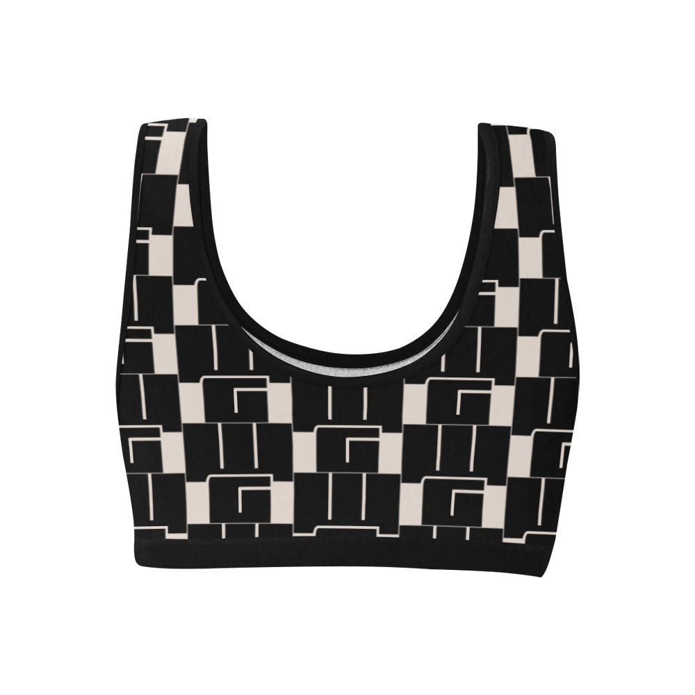 WG Pattern  Sports Bra