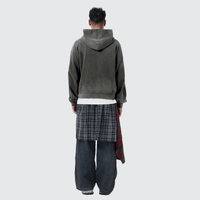 WG Distressed Hoodie — Black