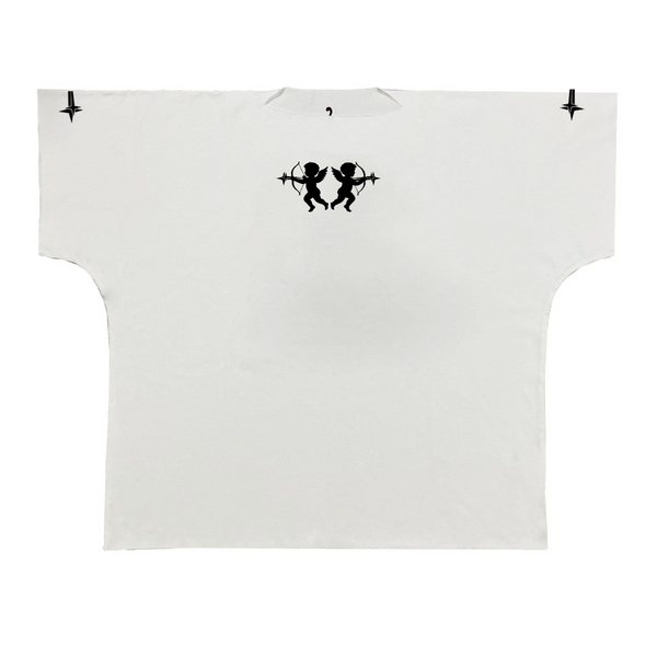 Raw Hem Boxy Single-Panel T-shirt