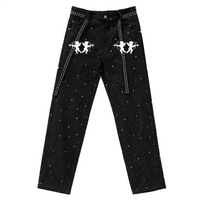 Rhinestone Star Jeans