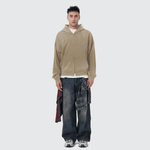 WG Distressed Hoodie — Black