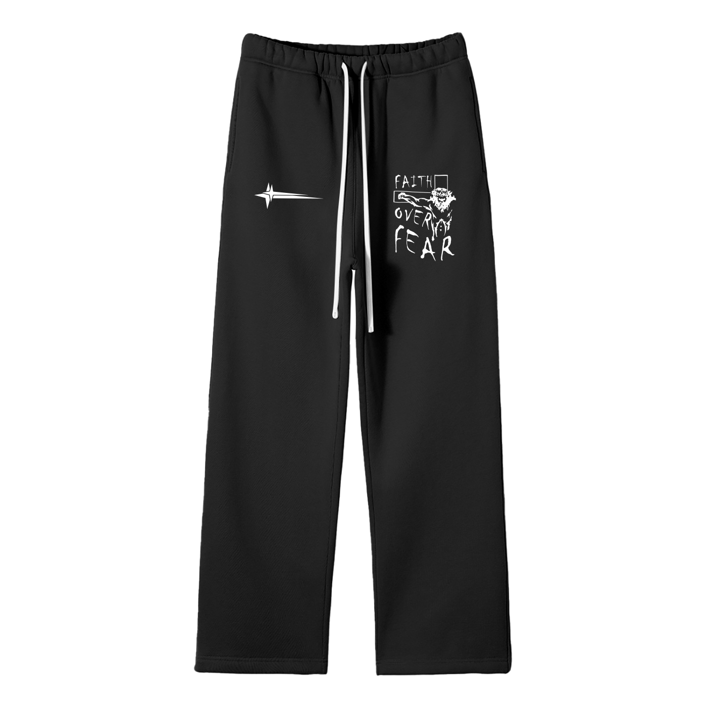 Unisex Fleece Straight Leg Pants
