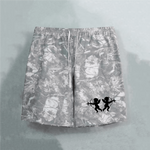 Unisex Heavyweight 100% Cotton French Terry Camo Shorts (400GSM)