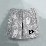 Unisex Heavyweight 100% Cotton French Terry Camo Shorts (400GSM)