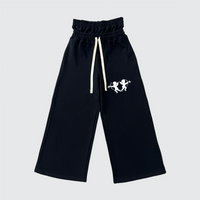 WG Double Waisted Pants — Black