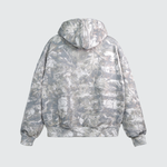 Luke 1:28 Zip Hoodie — Washed Camo