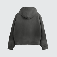 WG Distressed Hoodie — Black