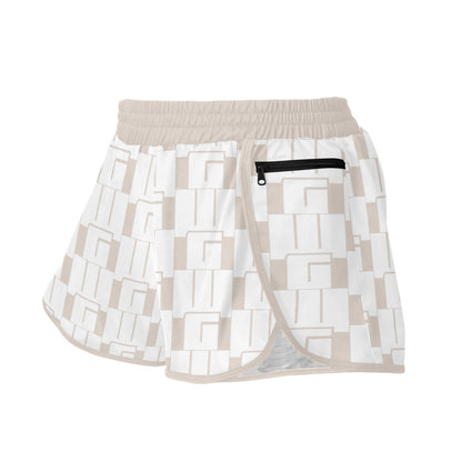 WG Pattern Women's Sports Shorts