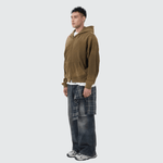 WG Distressed Hoodie — Black