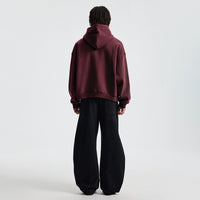 Unisex Heavyweight Boxy Cropped Fleece Zip-Up Hoodie (380GSM)