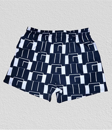 WG Pattern Mid-thigh Shorts