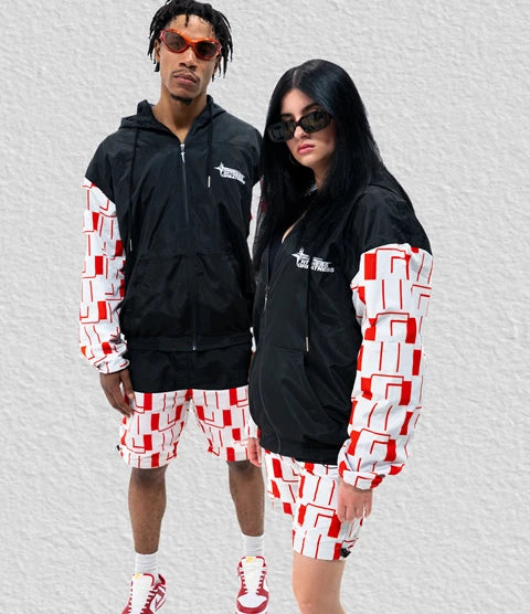 WG Pattern Windbreaker Tracksuit