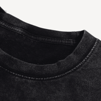 Unisex Heavyweight Cropped Snow-Washed T-Shirt (285GSM)